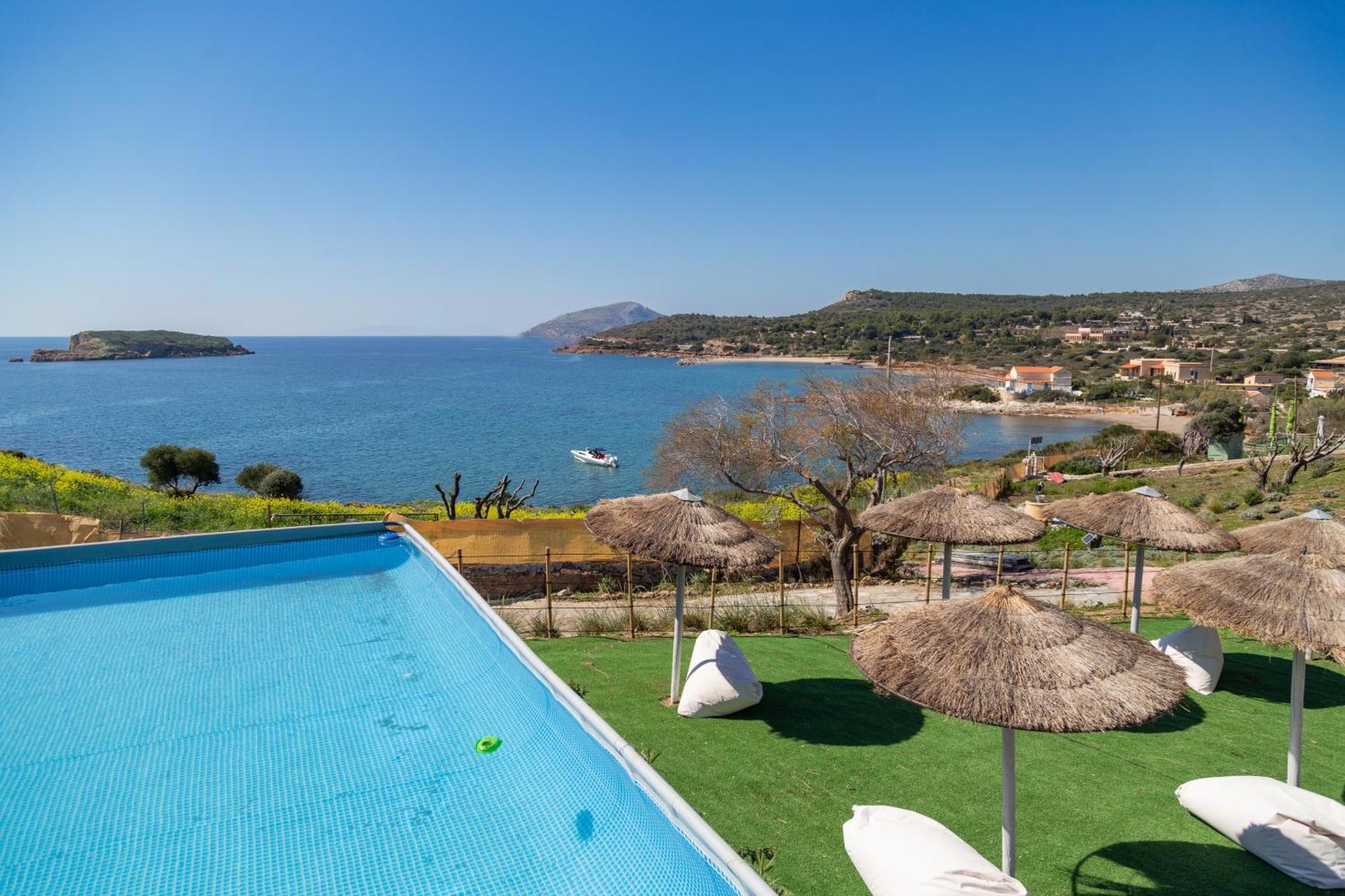 סוניו Poseidon Apartments And Villas By The Sea מראה חיצוני תמונה
