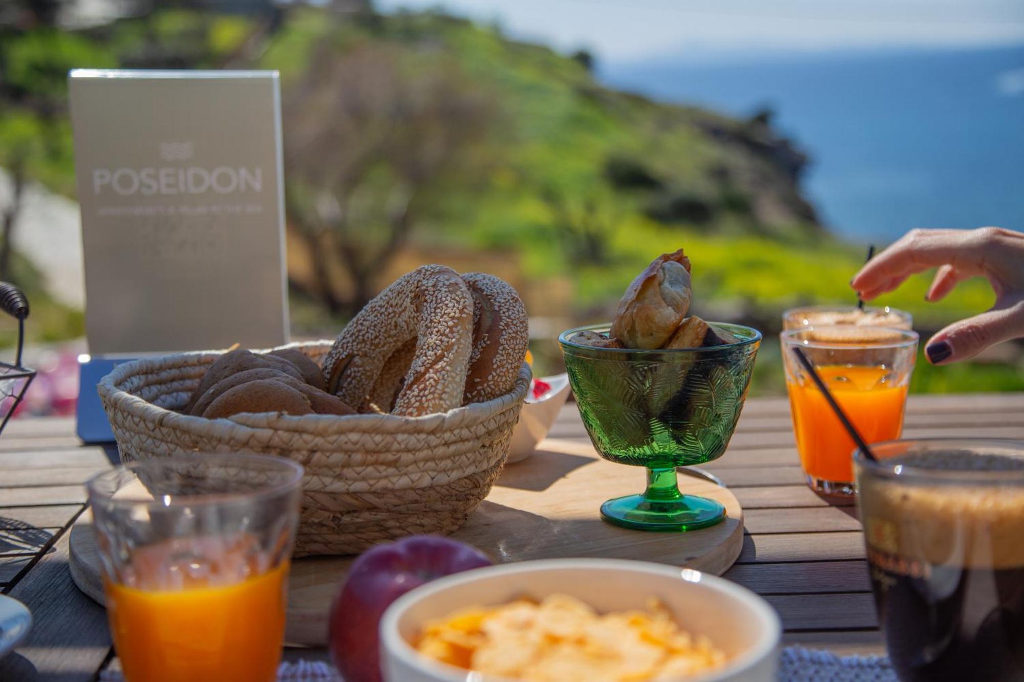 סוניו Poseidon Apartments And Villas By The Sea מראה חיצוני תמונה